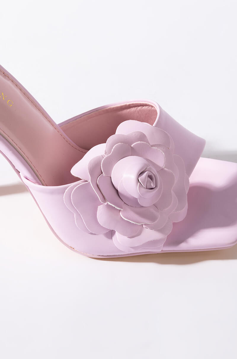 AZALEA WANG NICE GIRL STILETTO SANDAL IN PINK