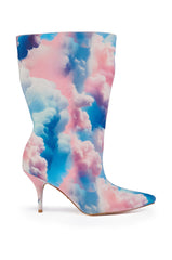 AZALEA WANG ORSON PINK MULTI CLOUD BOOTIE