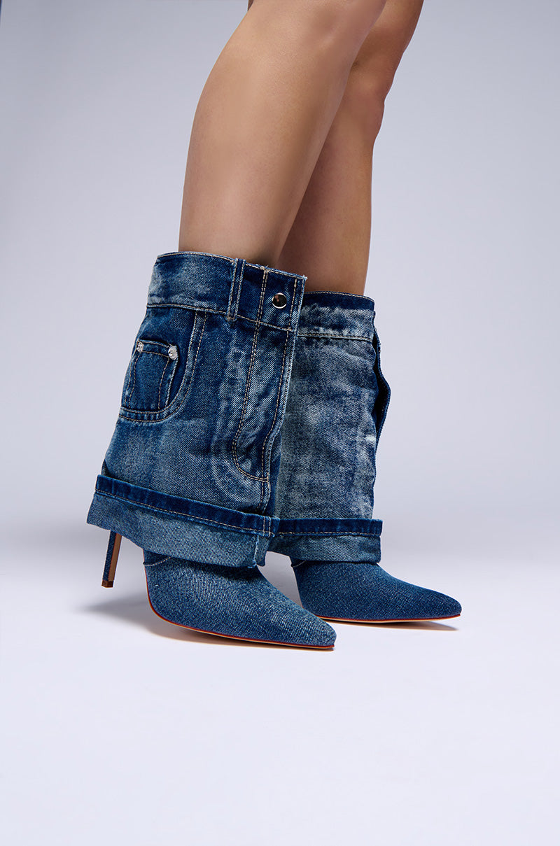 AZALEA WANG REEVES STILETTO BOOTIE