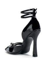 AZALEA WANG SASHA BUCKLE STRAP PUMP IN BLACK