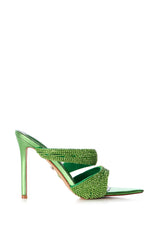 AZALEA WANG SEGIO GREEN EMBELLISHED SANDAL