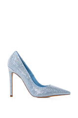 AZALEA WANG SHATHA BLUE SPARKLE PUMP