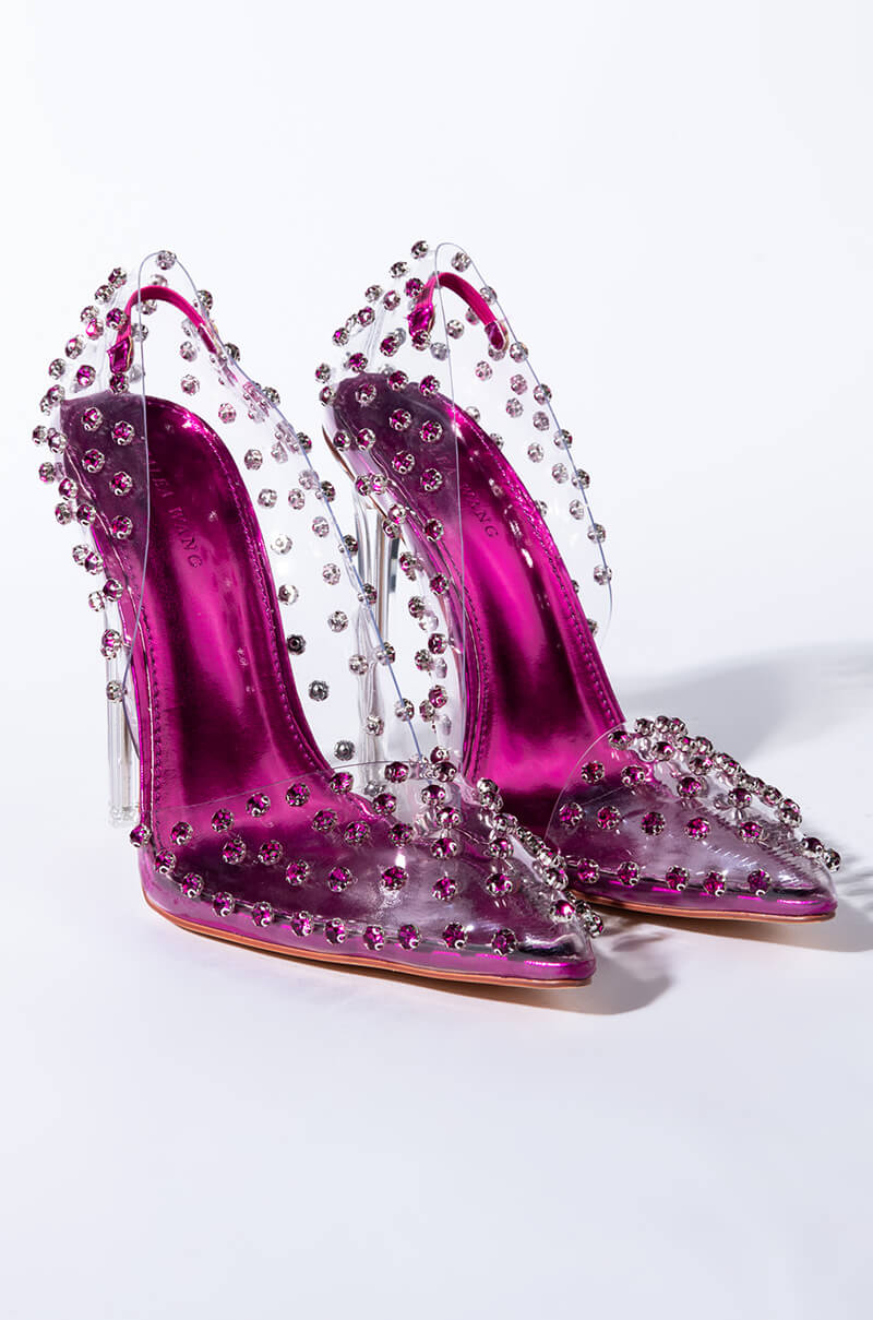 AZALEA WANG SOMETHING ABOUT YOU STILETTO PUMP IN FUCHSIA