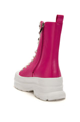 AZALEA WANG SOUTH FLATFORM SNEAKER IN PINK