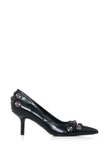 AZALEA WANG TOUSSAINT EMBELLISHED PUMP IN BLACK