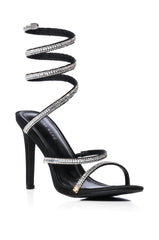 AZALEA WANG WRENLEY STILETTO SANDAL IN BLACK