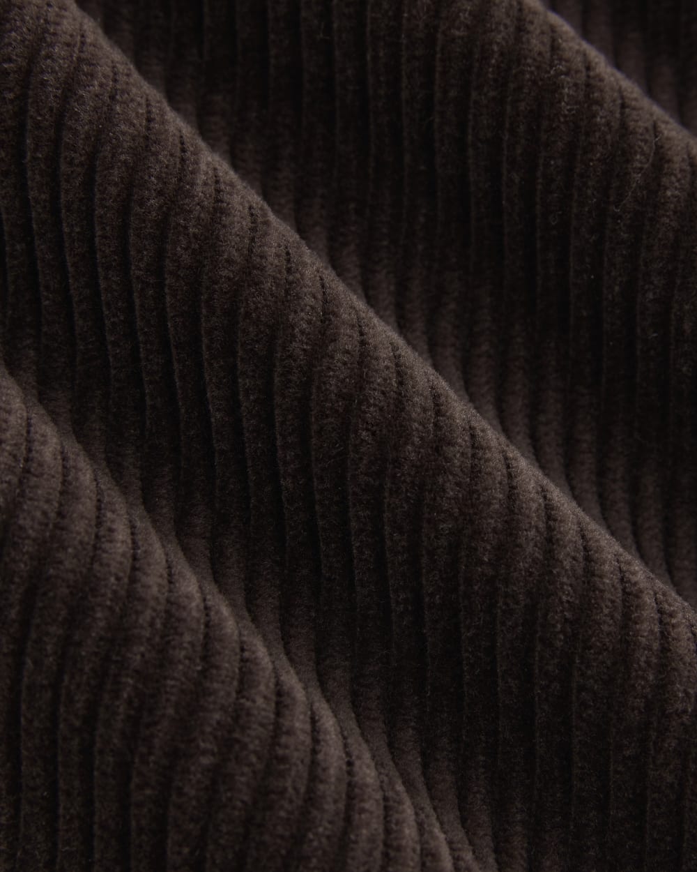 Corduroy Wide-Leg Trouser | Dark Chocolate