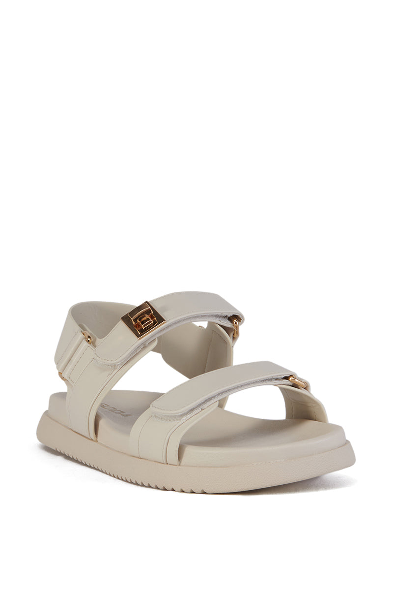 COBBER FLAT WHITE SANDAL
