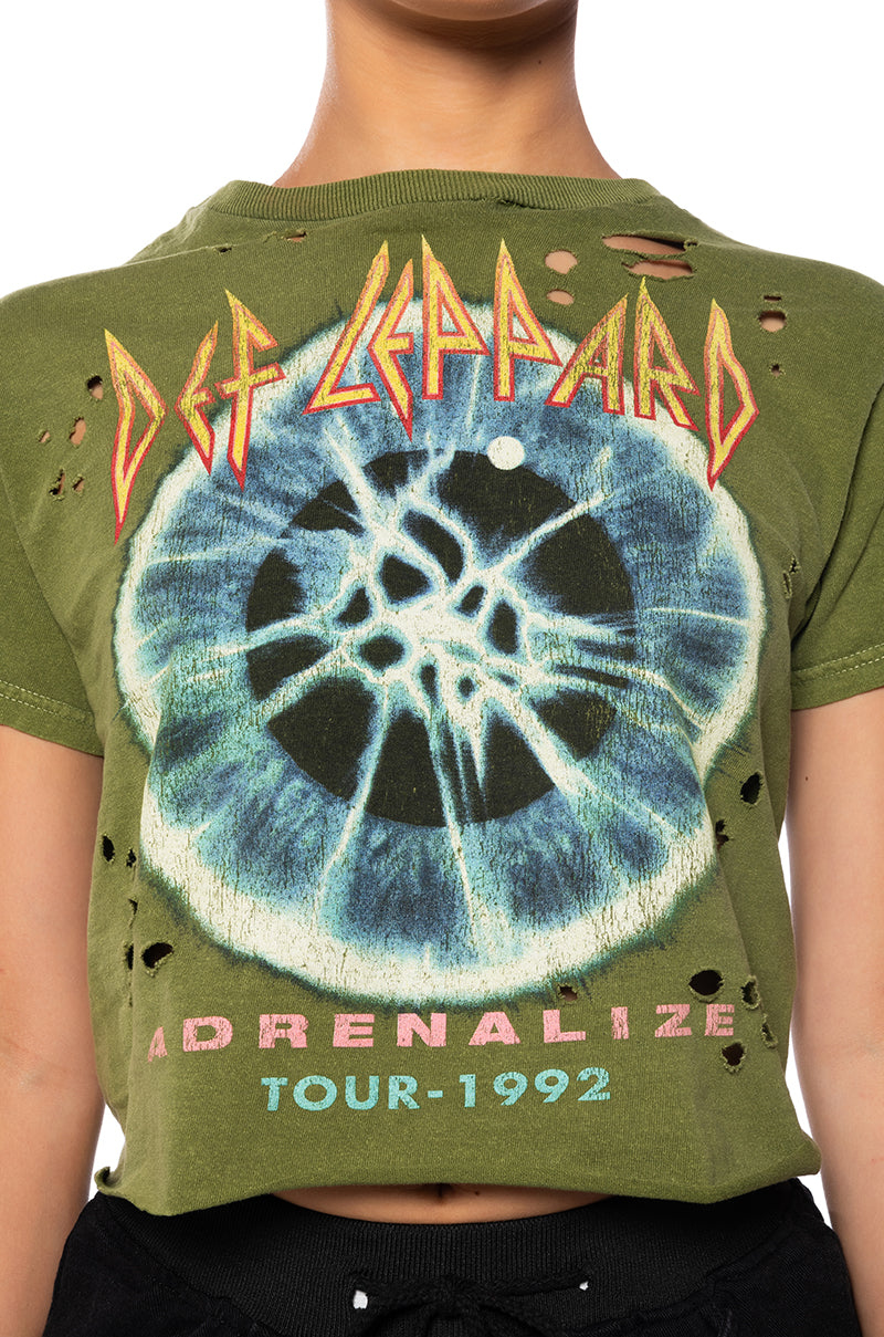 DEF LEPPARD SHORT SLEEVE BABY TEE