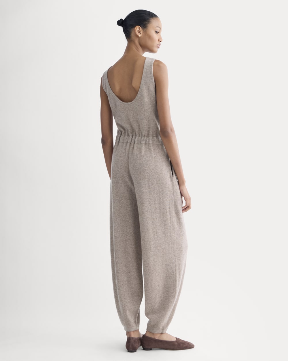 Cashmere Lounge Jumpsuit | Oatmeal