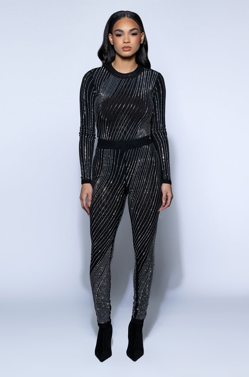 DIAMOND MESH BODYSUIT