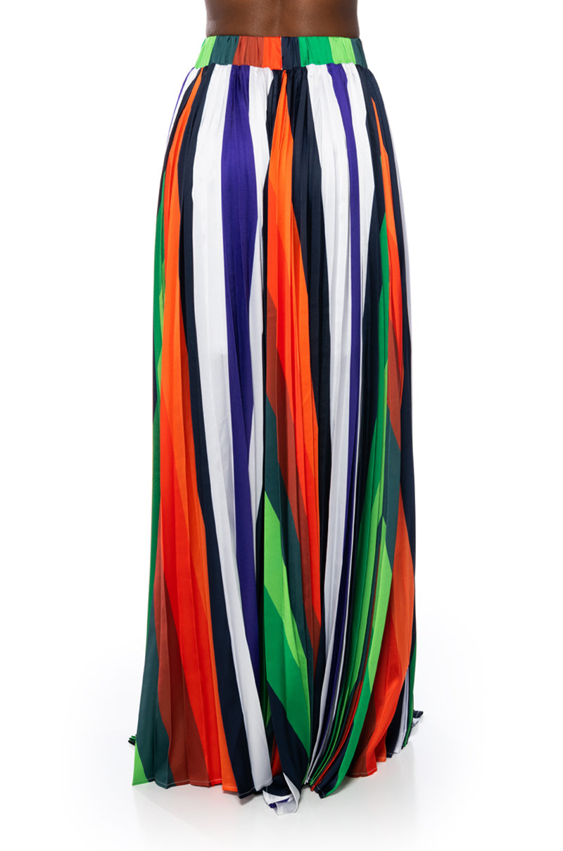ELIANA PLEATED MAXI SKIRT