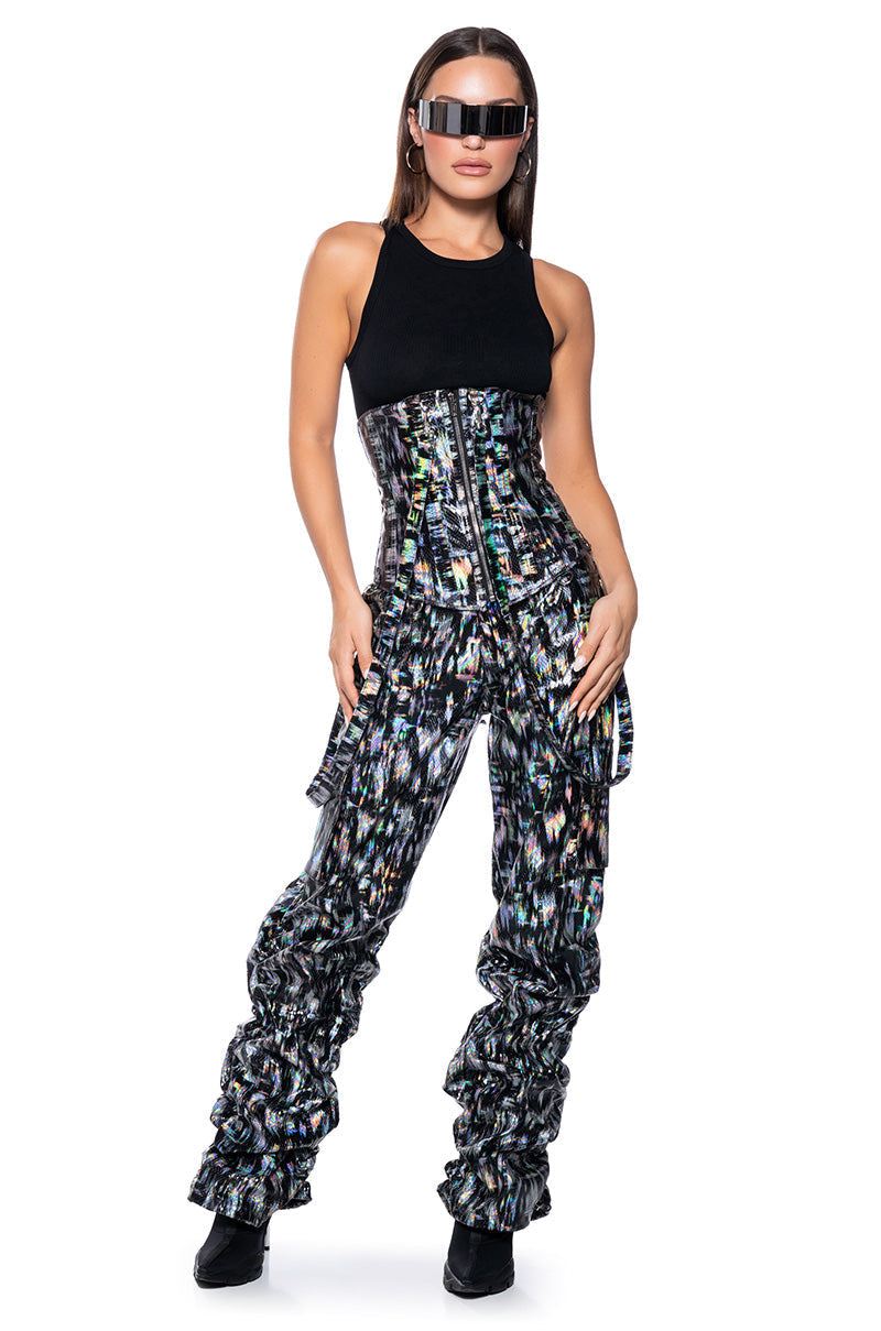 ENVISION ME CORSET TOP IN BLACK