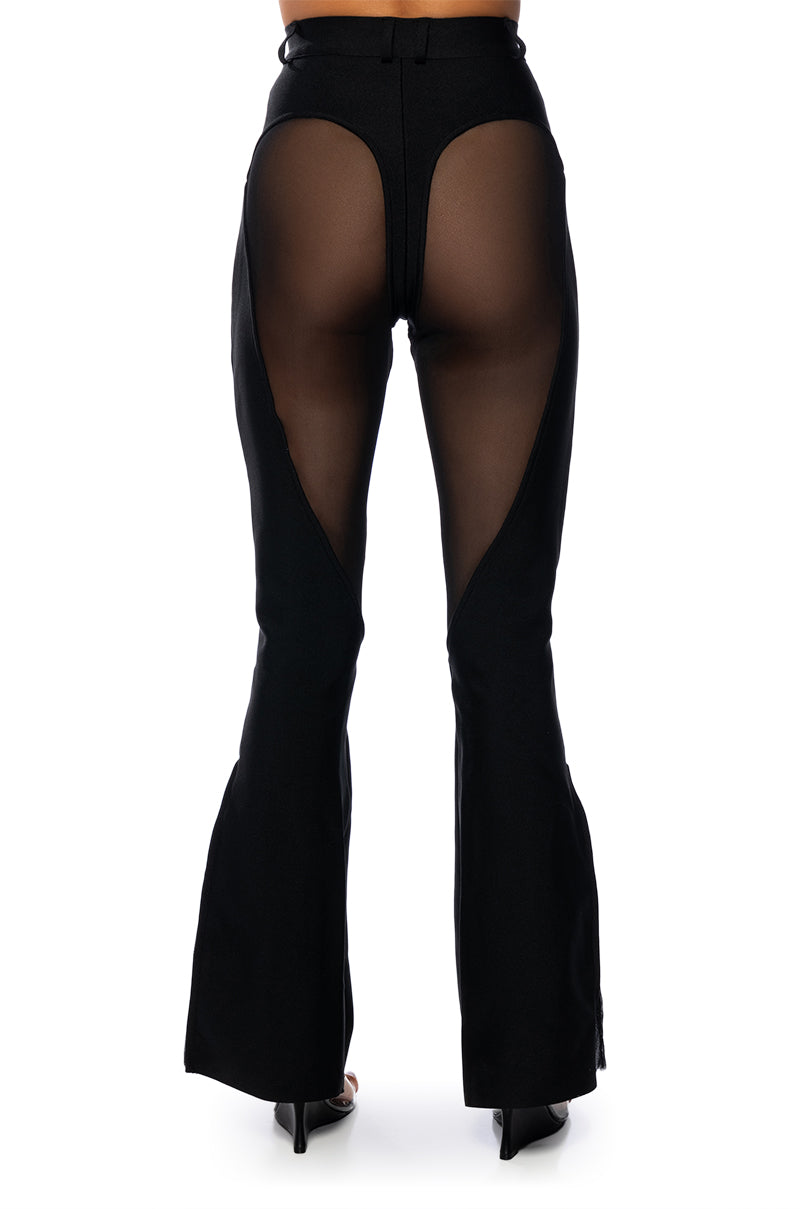 EVENING IN PARIS MESH FLARE TROUSER