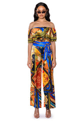 EZRA PRINTED PALAZZO PANT