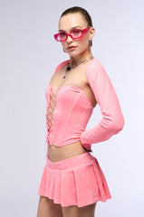 FASHION ICON LACE UP CORSET
