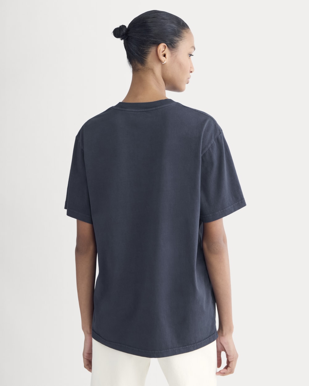 Everlane x Peace & Quiet Graphic Logo Tee |  Navy