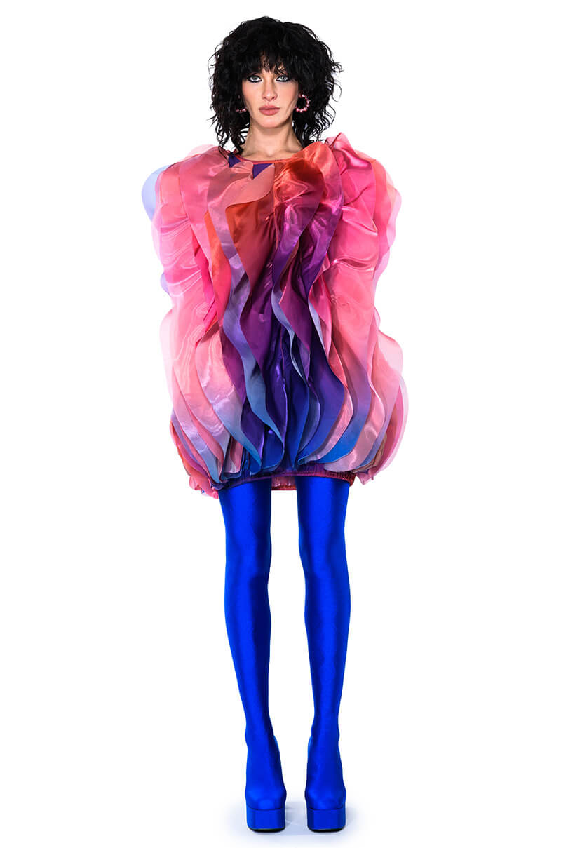 FLOAT LIKE A BUTTERFLY MINI FASHION DRESS