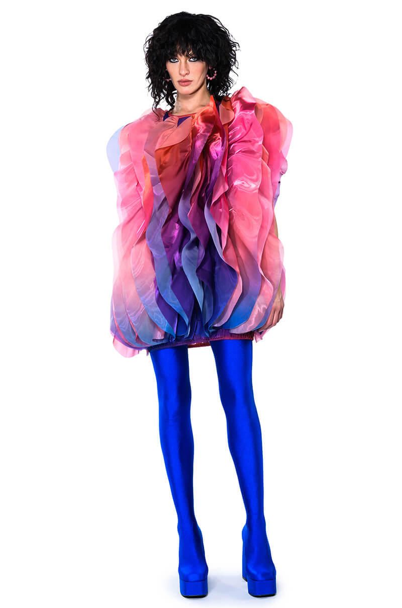 FLOAT LIKE A BUTTERFLY MINI FASHION DRESS