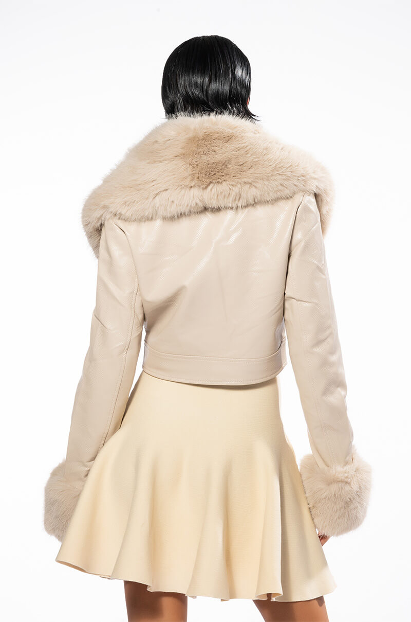 GISELE CROP MOTO BLAZER