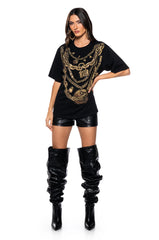 GOLD LINKS SHORT SLEEVE T-SHIRT