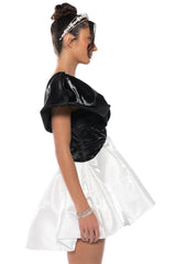 GRACE PUFF SLEEVE MINI DRESS