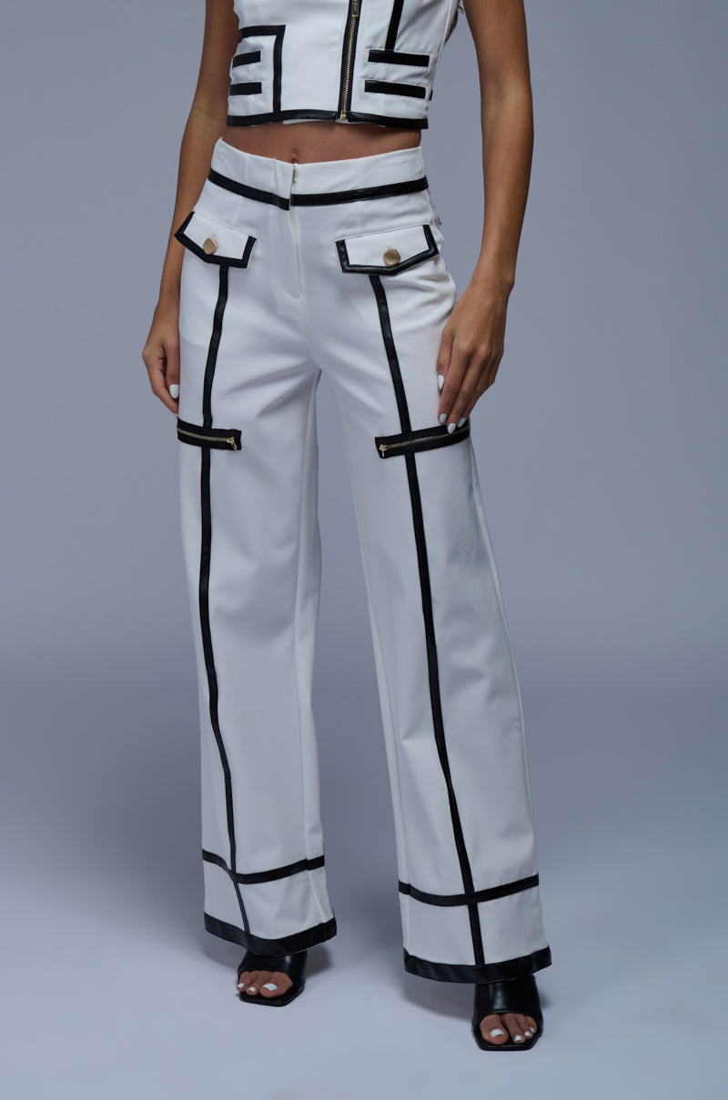 HAMPTONS TRIMMED TROUSER