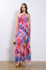 HARPER RUFFLE MAXI DRESS