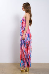 HARPER RUFFLE MAXI DRESS