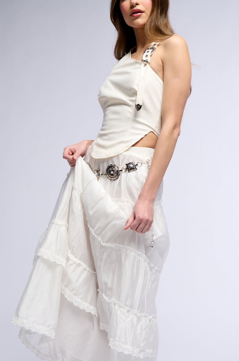 HAVEN FLOWY MAXI SKIRT