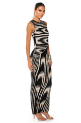 HURRICANE MAXI BODYCON DRESS