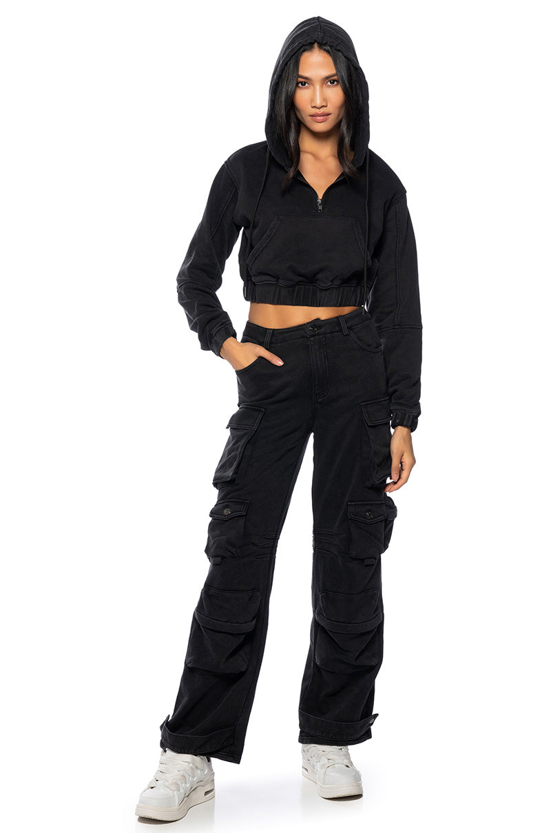 HURRICANE SLOUCHY CARGO SWEATPANT