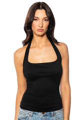 KAYA DOUBLE LAYER HALTER TOP