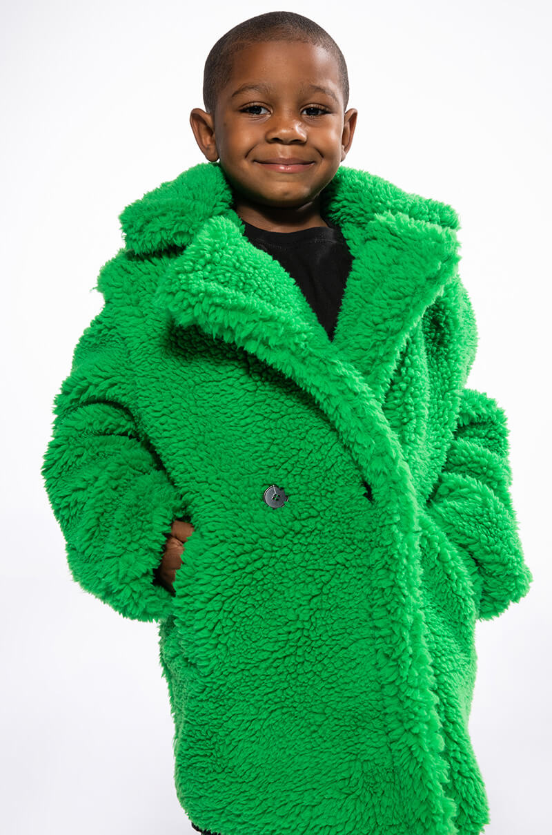 NAOMI TEDDY TRENCH IN KIDS