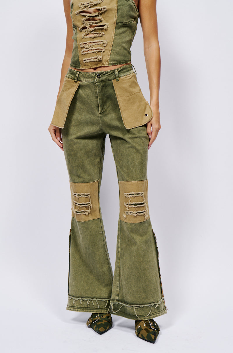 KILL THE LIGHTS FLARE DENIM PANT