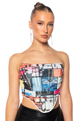 KIT PRINTED CORSET