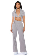 LUCY HIGH RISE WIDE LEG PANT