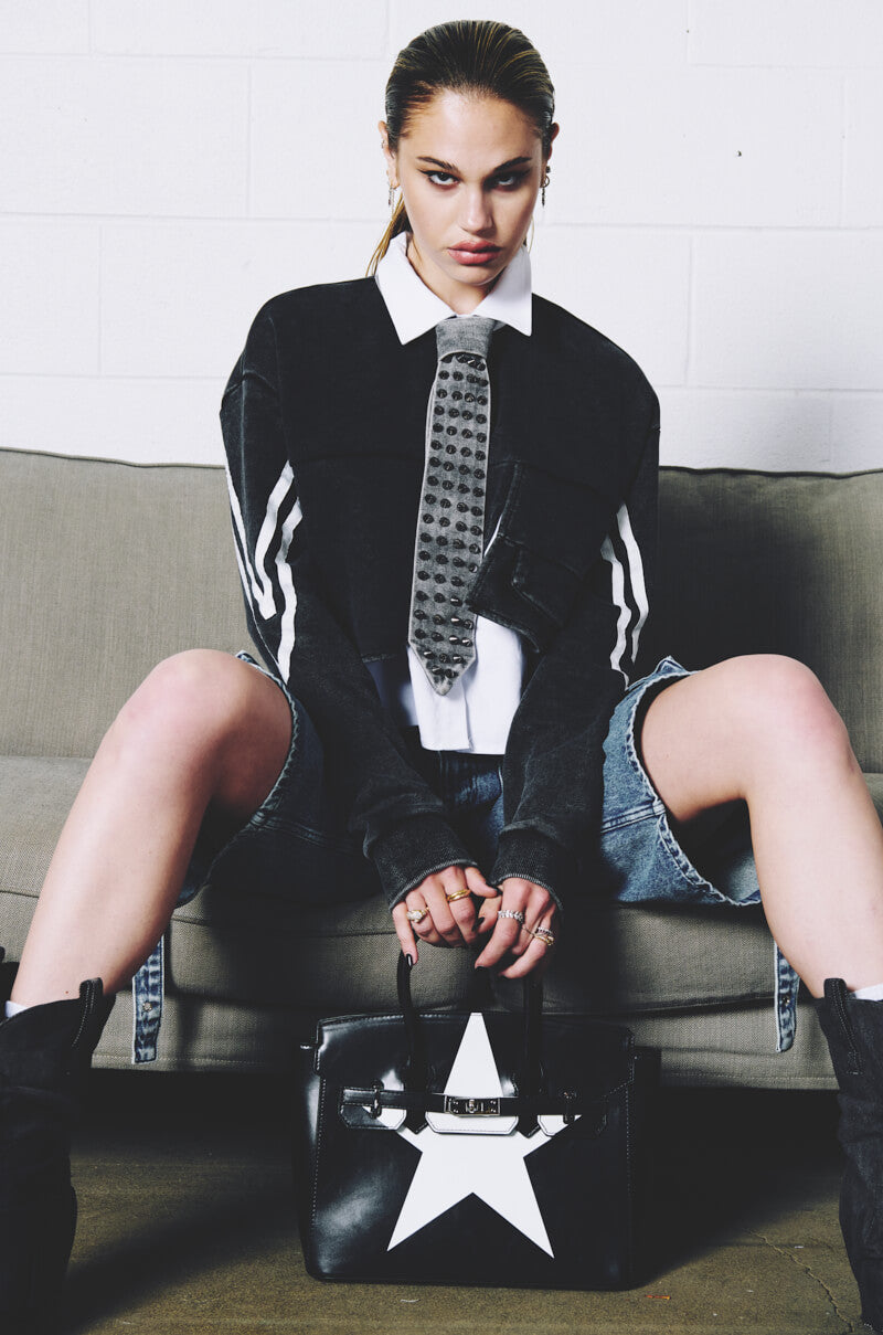 MAXINE LAYERED SWEATSHIRT