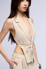 MAXINE OPEN BACK VEST