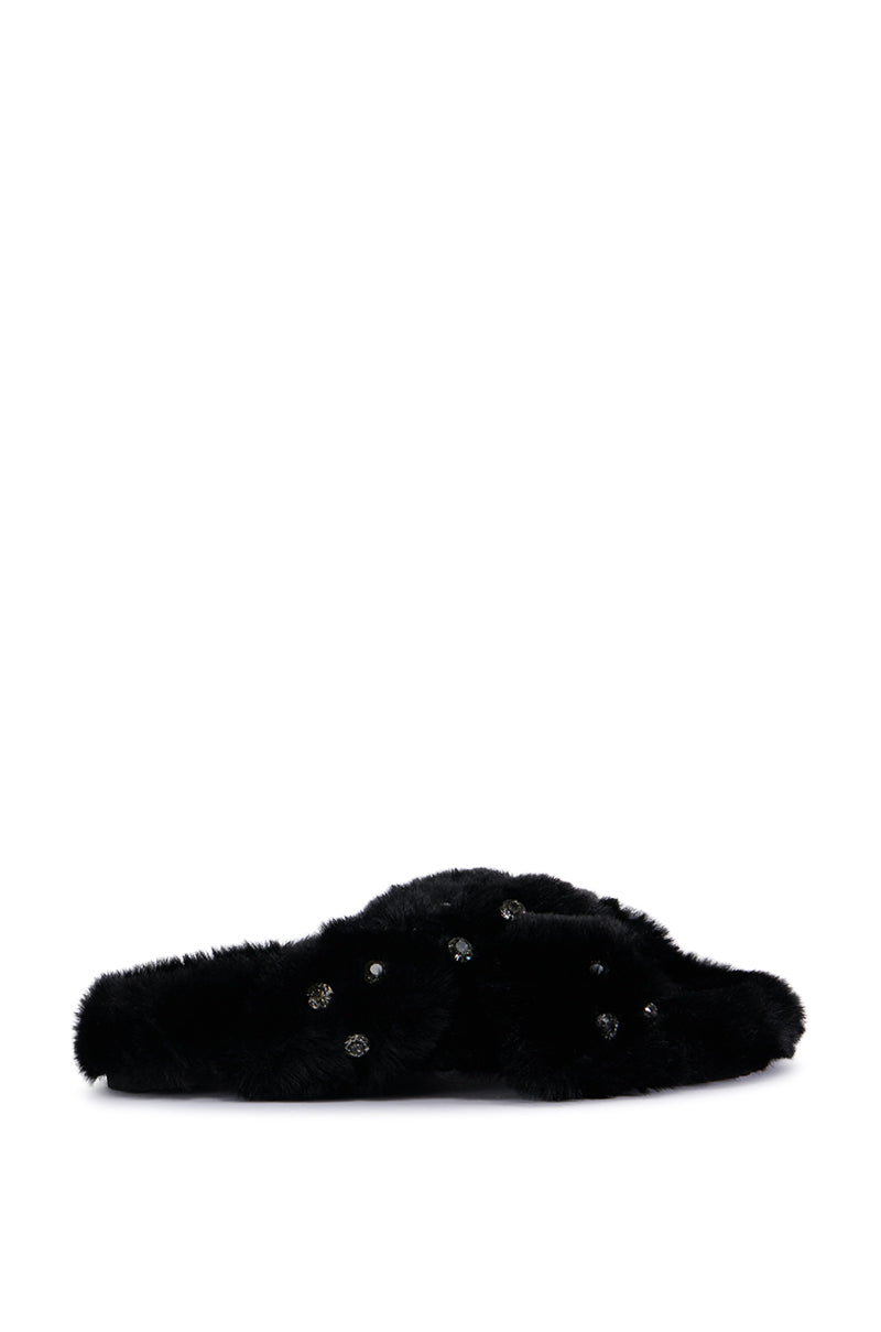 AZALEA WANG MELONIE BLACK SANDAL