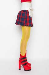 MIX IT ALL PLEATED MINI SKIRT