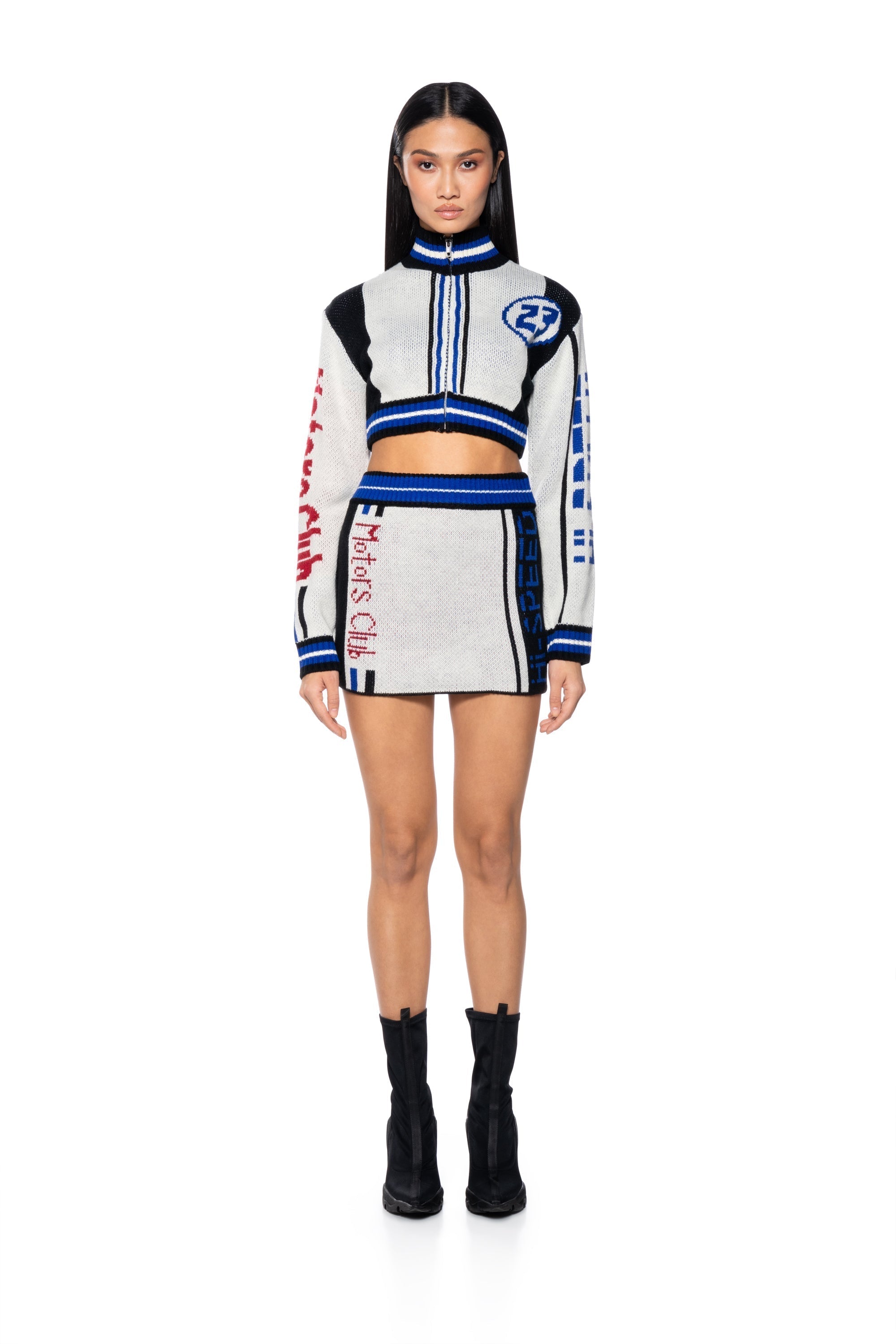 MOTOR CLUB KNIT LONG SLEEVE TOP