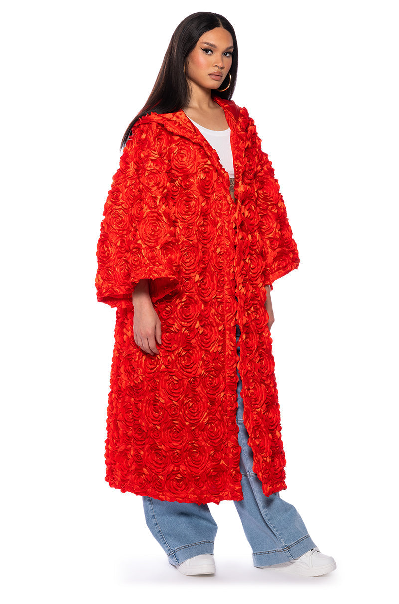 MUSIC TO ME FLORAL KIMONO DUSTER