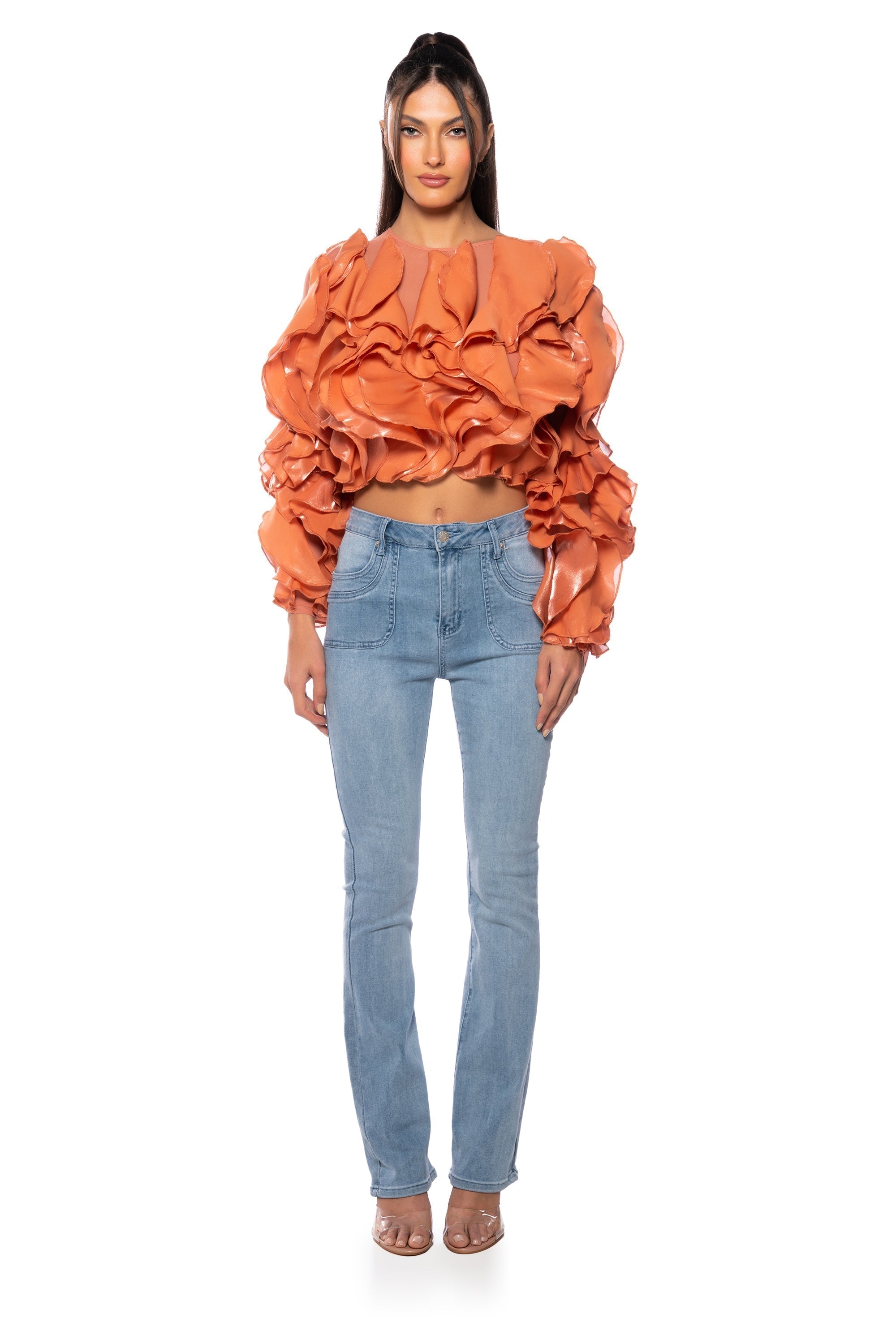 MYSTERY IN YOUR MIND LOW RISE FLARE JEANS