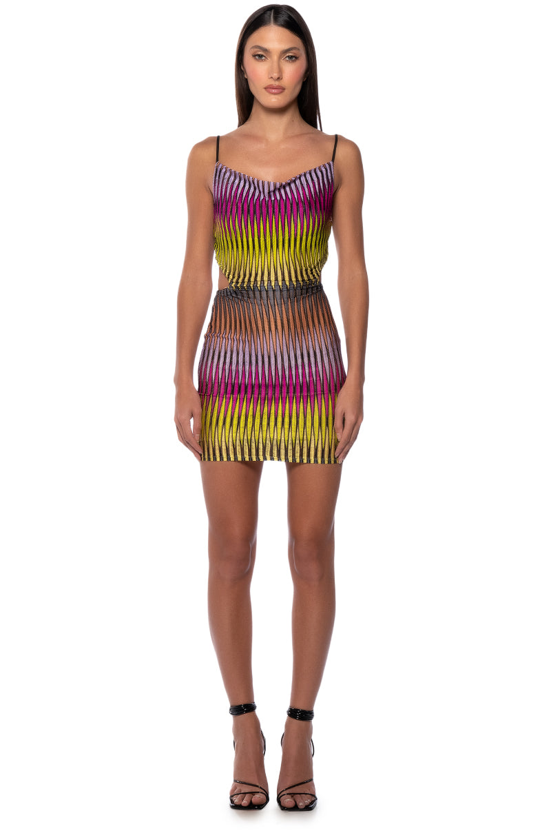 NEXT TIME FITTED MINI DRESS