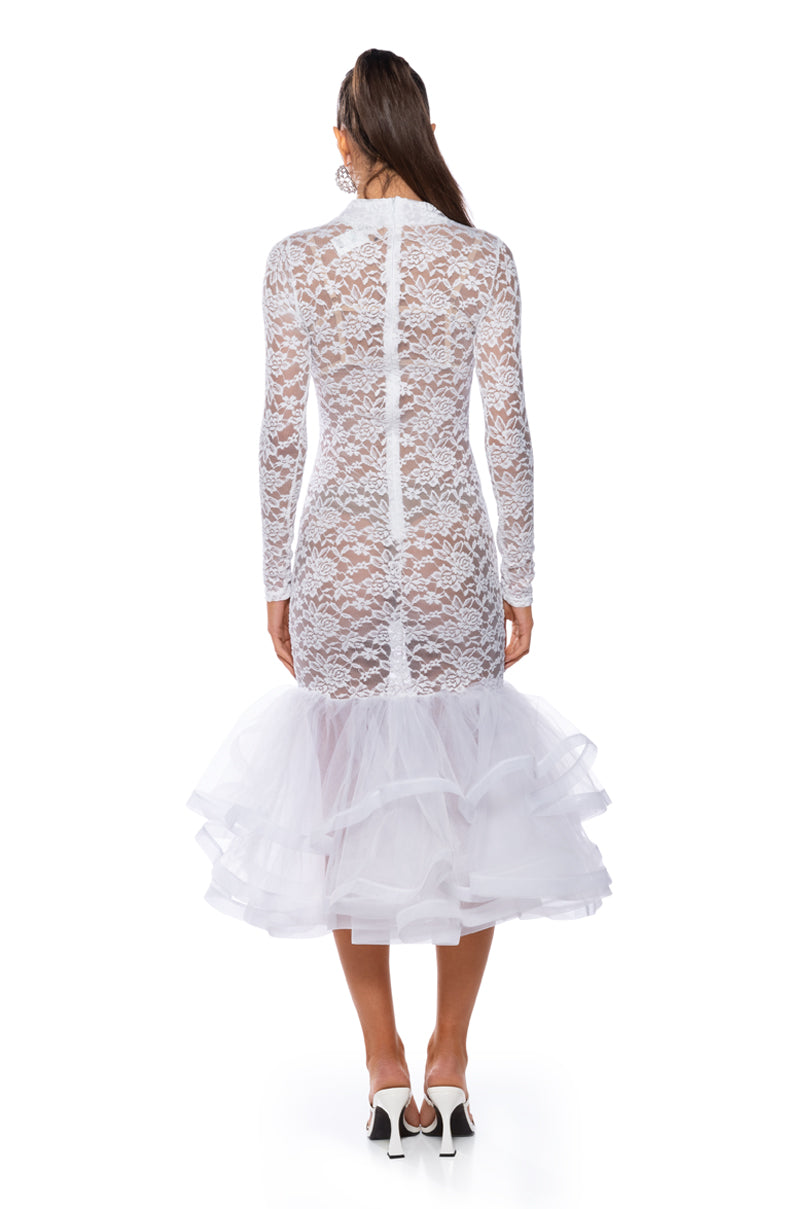 NIGHT OF MY LIFE LACE MAXI DRESS