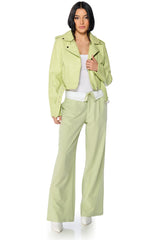 READY FOR SPRING CROP MOTO JACKET